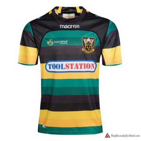 Camiseta Northampton Saints Primera equipación 2017-2018 Verde Rugby